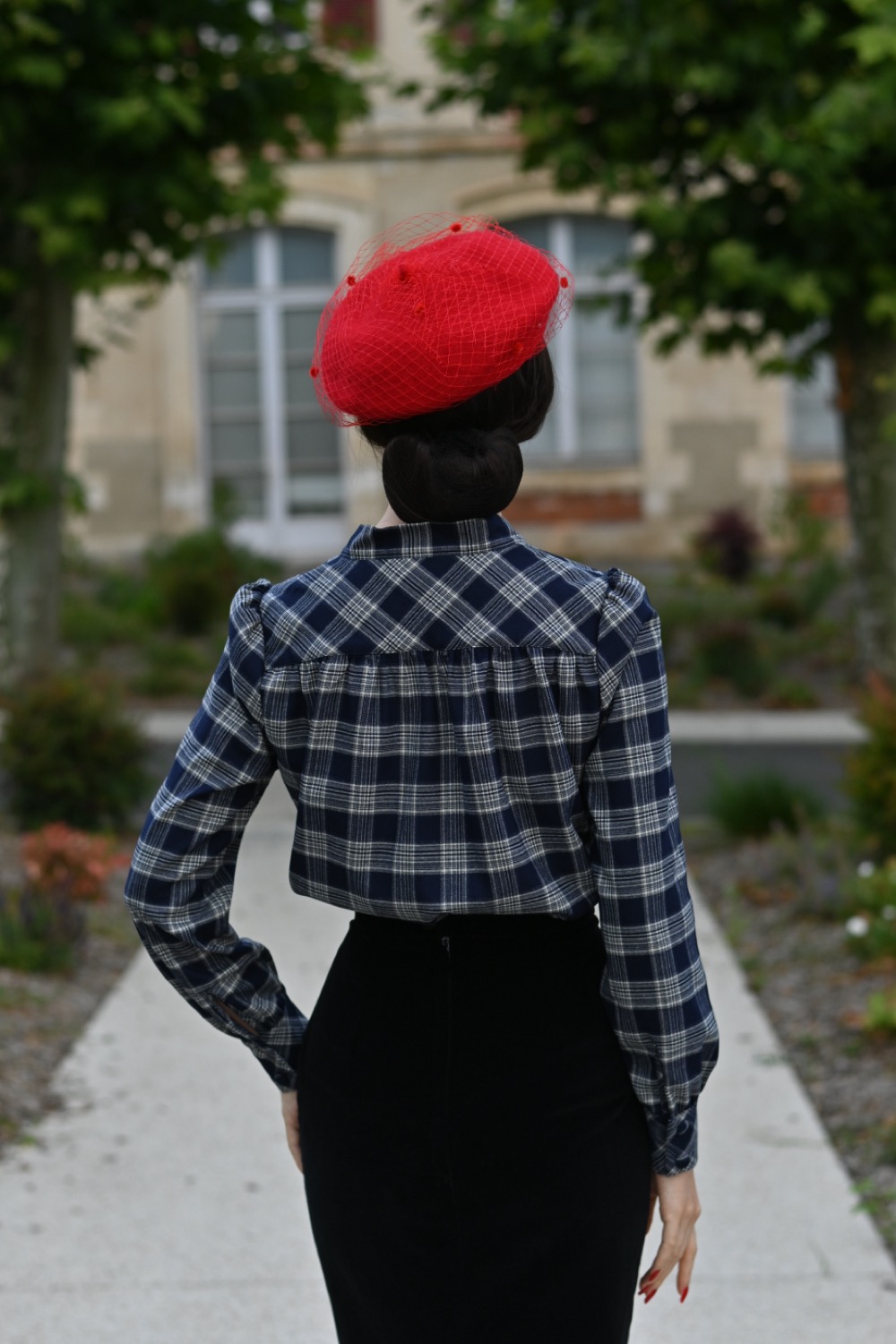 Jemima Tartan Blouse